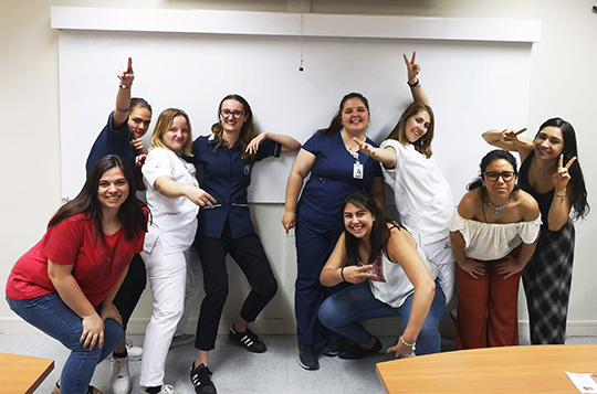 Alumnos de Suiza y Nueva Zelanda